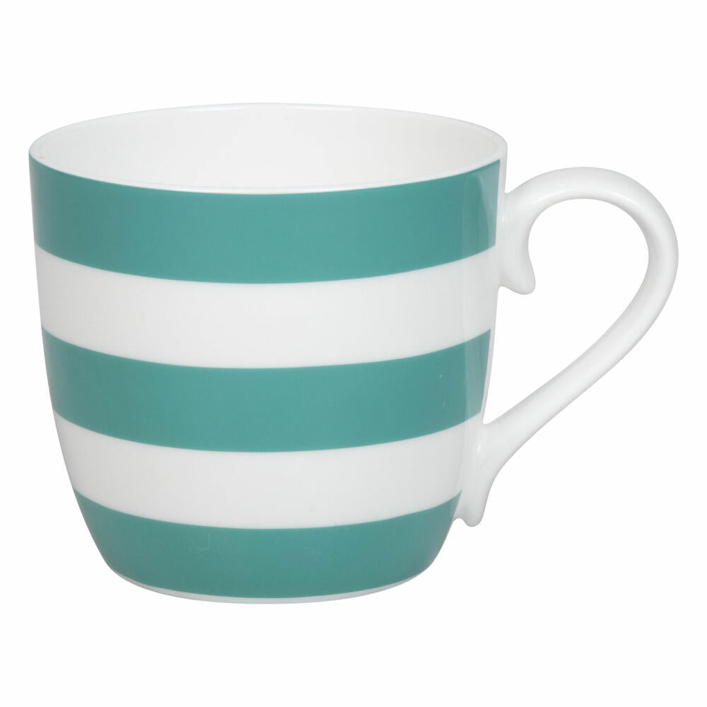 Könitz Mug Stripes - Jadegreen, Cup, Bone China, Green, 425 ml, 11 2 057 2829