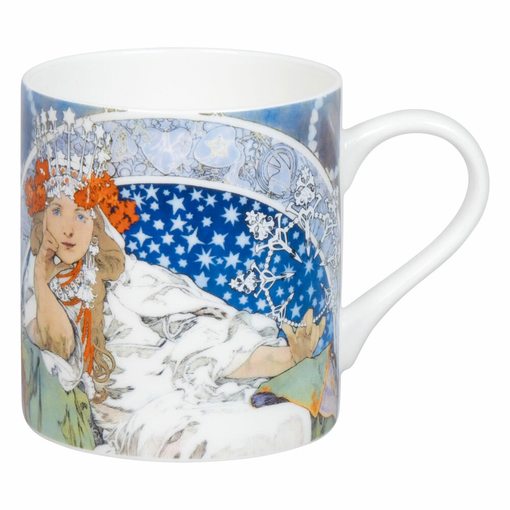 Könitz Mug Princezna Hyacinta - Alfons Mucha, cup, porcelain, colorful, 11 2 004 2801