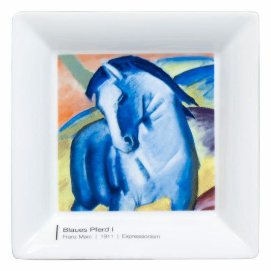 Könitz Vide Poche Blaues Pferd I - Franz Marc im Geschenkkarton, Schale, Porzellan, Bunt, 13 x 13 cm, 11 5 922 2718
