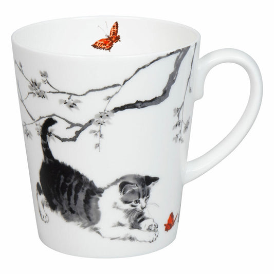 Könitz Becher Wunderbar - Cats im Geschenkkarton, Tasse, Bone China, Bunt, 600 ml, 11 5 255 2811