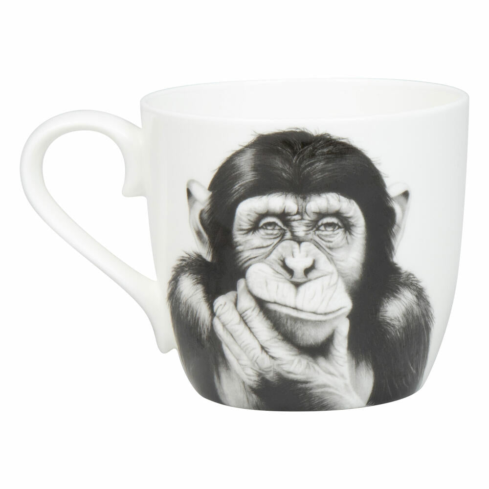 Könitz Mug Thinking Monkey, Cup, Bone China, Colorful, 425 ml, 11 2 057 2830