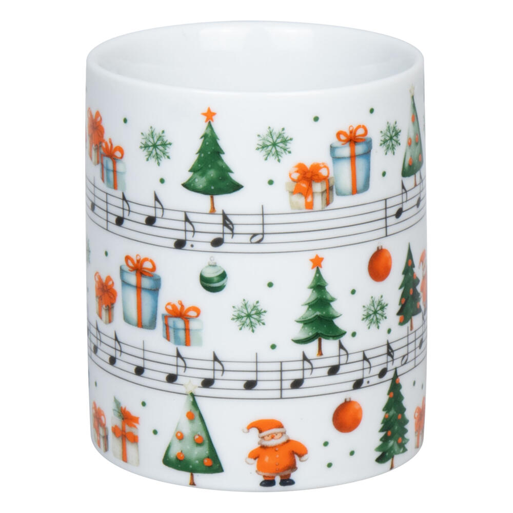 Könitz Mug Jingle Bells, Cup, Coffee Cup, Porcelain, White, 300 ml, 1110022877