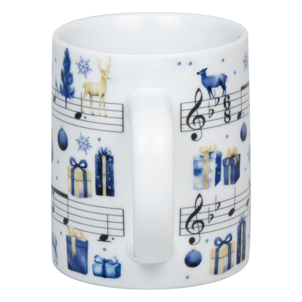 Könitz Becher Silent Night, Tasse, Kaffeetasse, Porzellan, Weiß, 300 ml, 1110022879