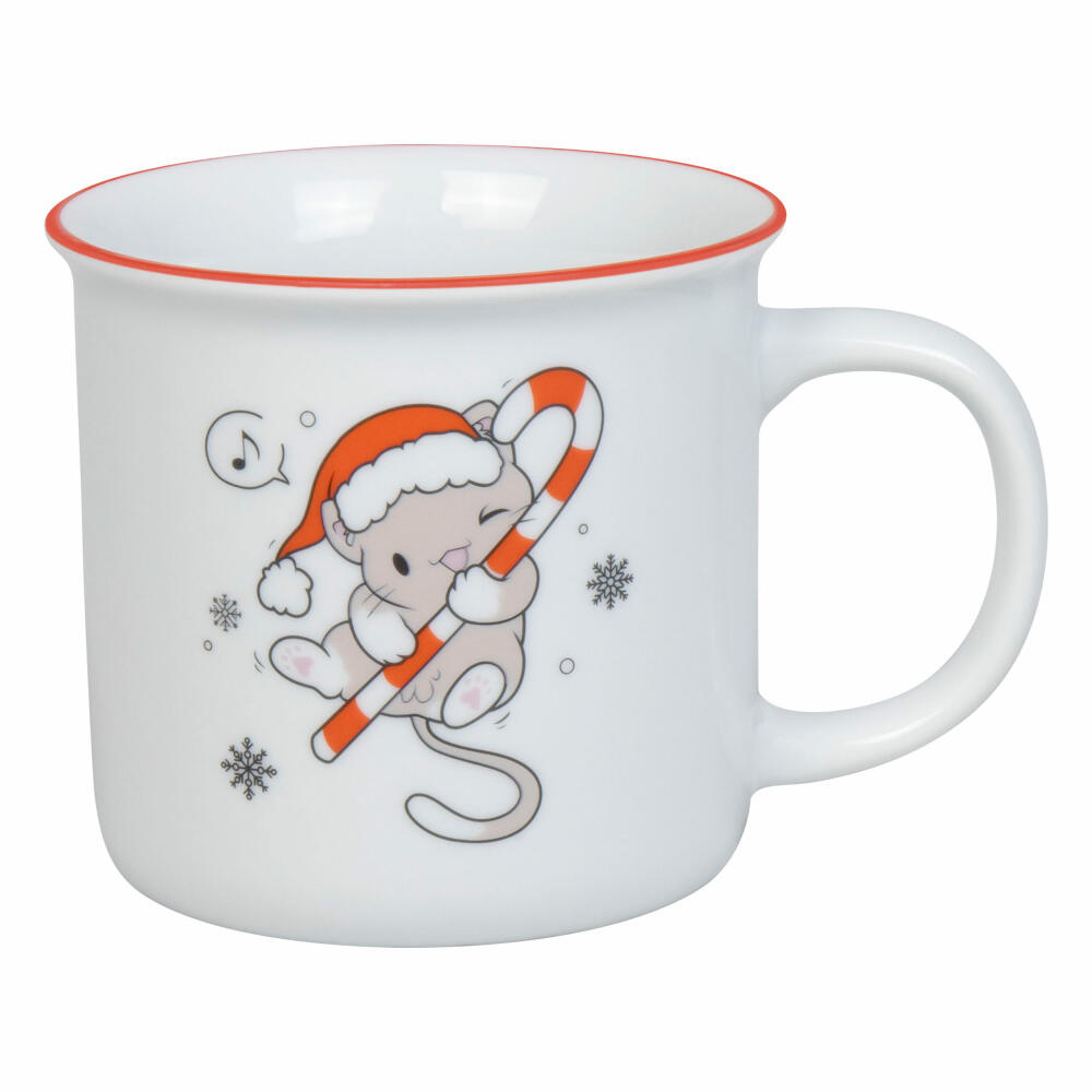 Könitz Mug Lovely Cats Sweet Christmas, Cup, Porcelain, Colorful, 380 ml, 11 1 971 2831