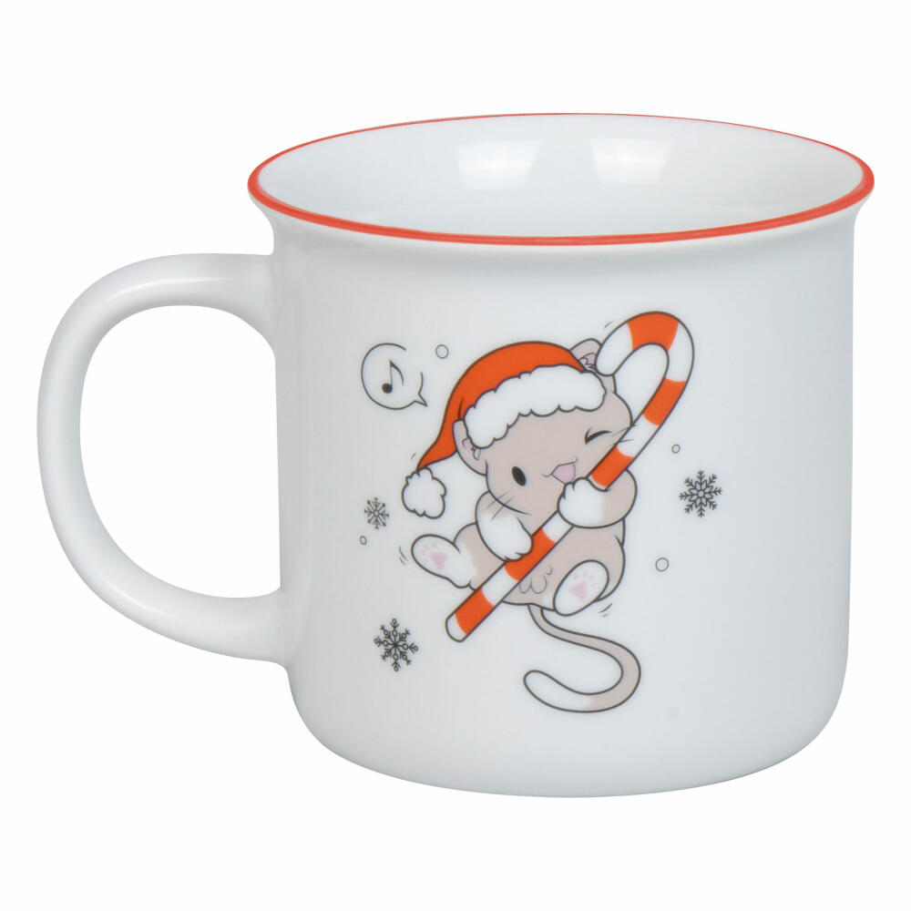Könitz Mug Lovely Cats Sweet Christmas, Cup, Porcelain, Colorful, 380 ml, 11 1 971 2831