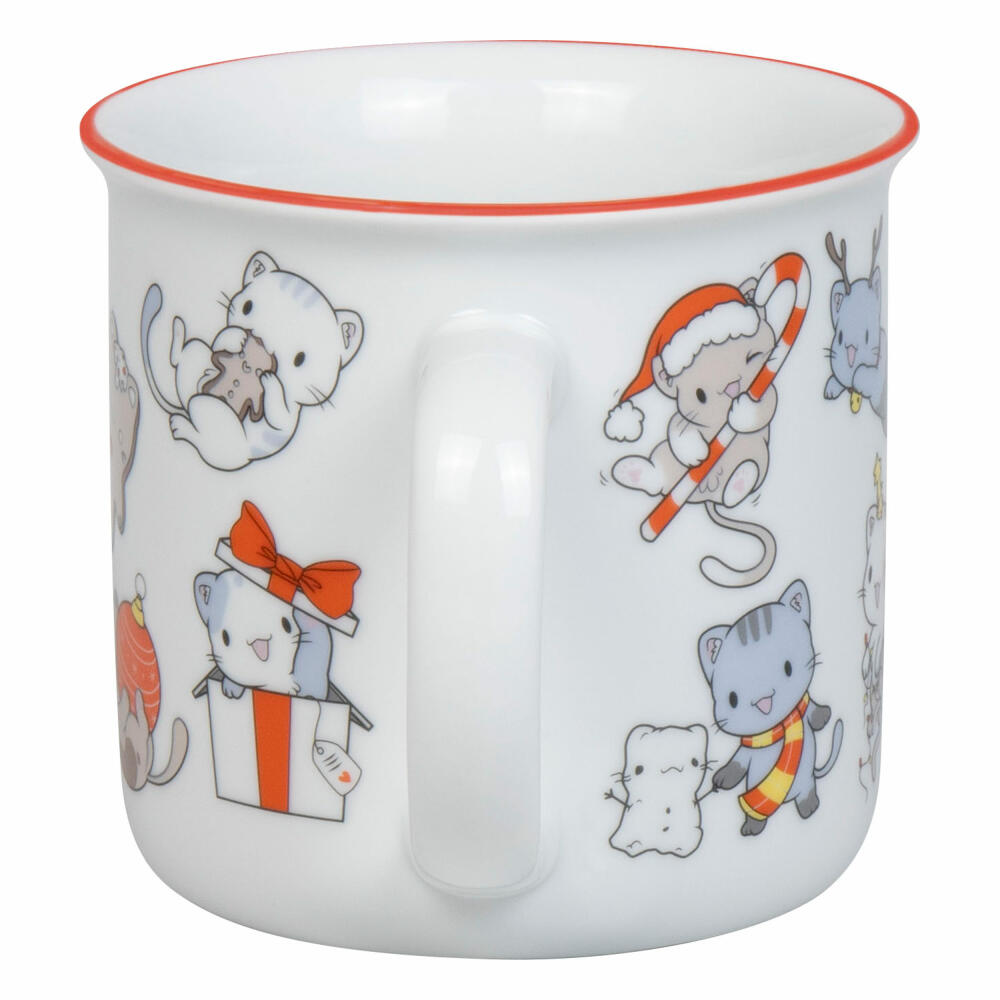 Könitz Mug Lovely Cats Christmas, Cup, Porcelain, Colorful, 380 ml, 11 1 971 2832