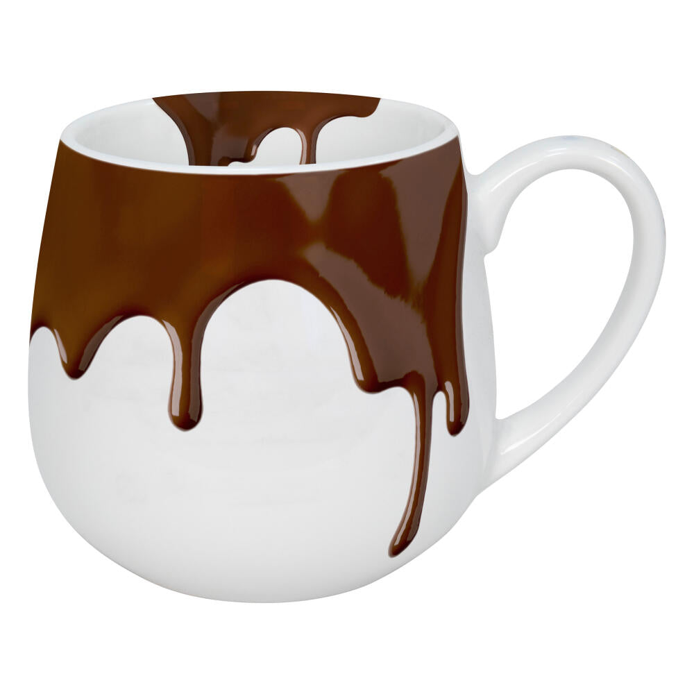Könitz Becher Chocolate Seduction, Tasse, Kaffeetasse, Porzellan, Braun, 400 ml, 1111432762