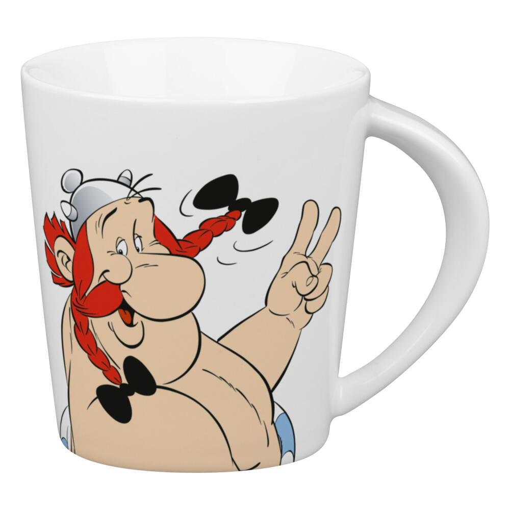 Könitz breakfast cup Asterix and Obelix, cup, coffee cup, porcelain, colorful, 380 ml, 1111342785