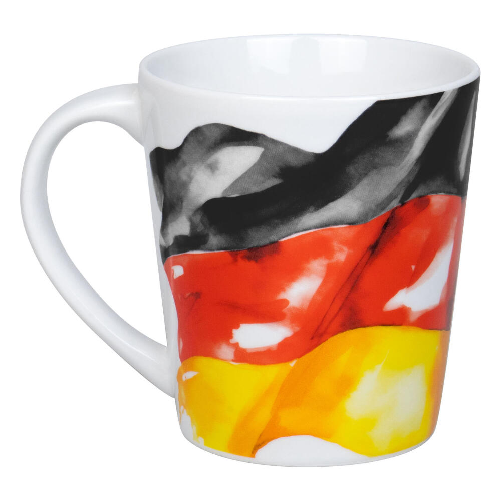 Könitz Mug Flag Germany, Cup, Coffee Cup, Porcelain, Colorful, 380 ml, 1111342858