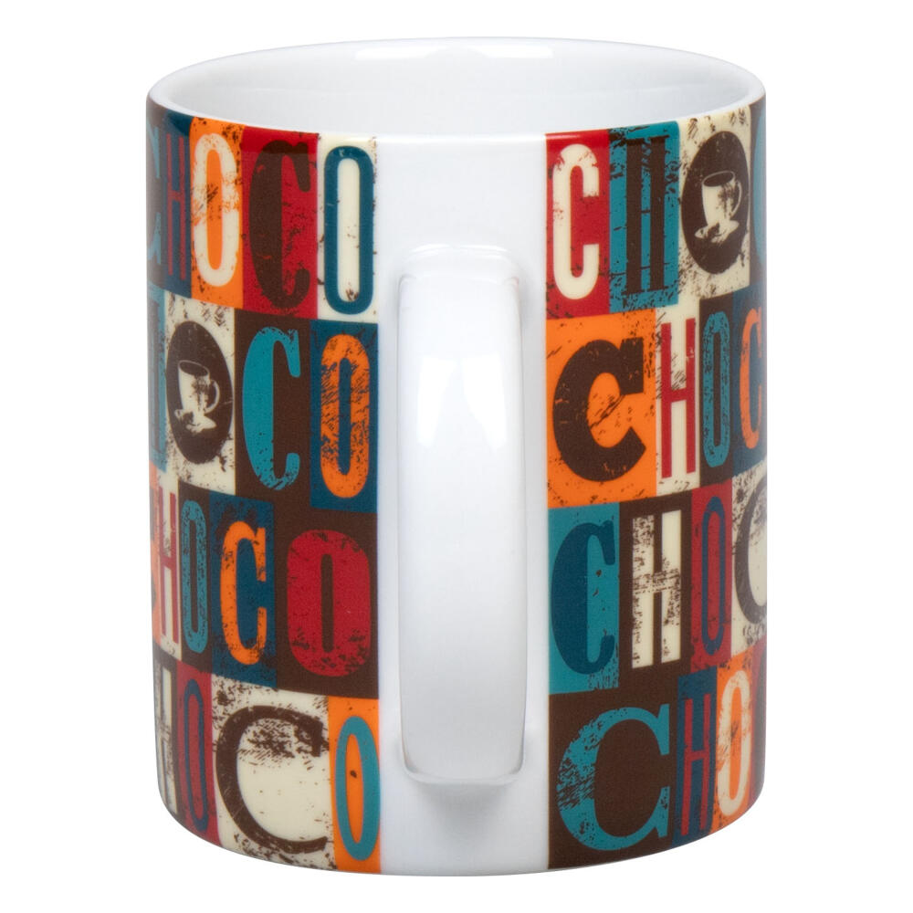 Könitz Mug Choco Squares, Cup, Coffee Cup, Porcelain, Colorful, 300 ml, 1110022836