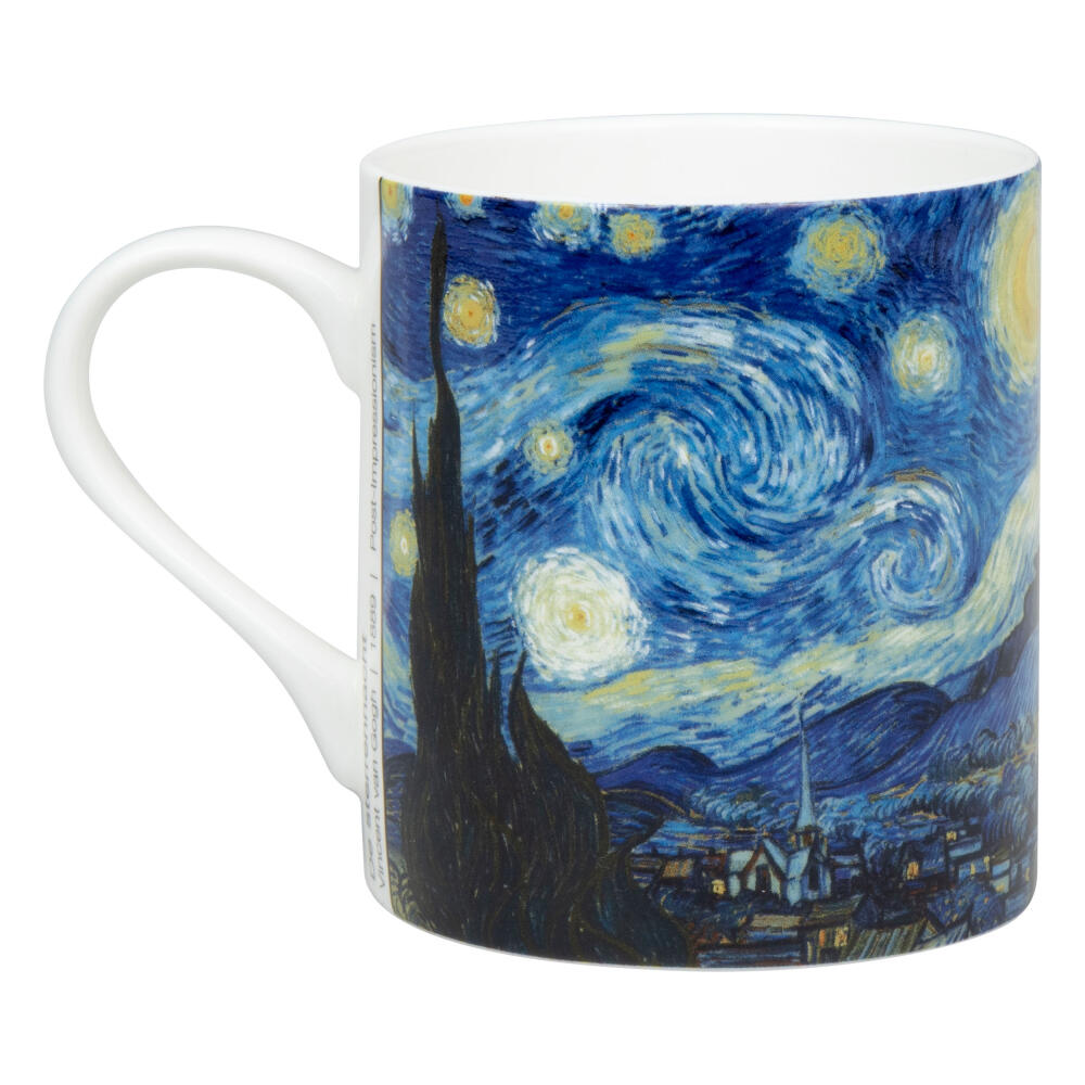 Könitz Becher De Sterrennacht by Van Gogh, Tasse, Kaffeetasse, Bone China, Blau, 400 ml, 1120042819