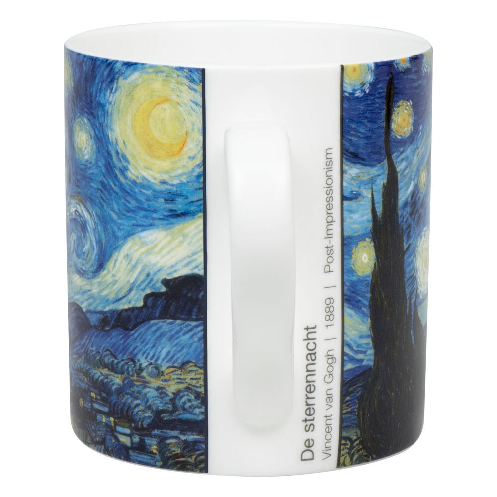 Könitz Becher De Sterrennacht by Van Gogh, Tasse, Kaffeetasse, Bone China, Blau, 400 ml, 1120042819