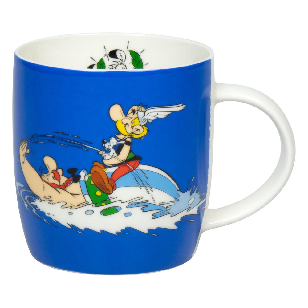 Könitz Becher Asterix Schwimmen - Nager, Tasse, Kaffeetassen, New Bone, Blau, 400 ml, 1172752850