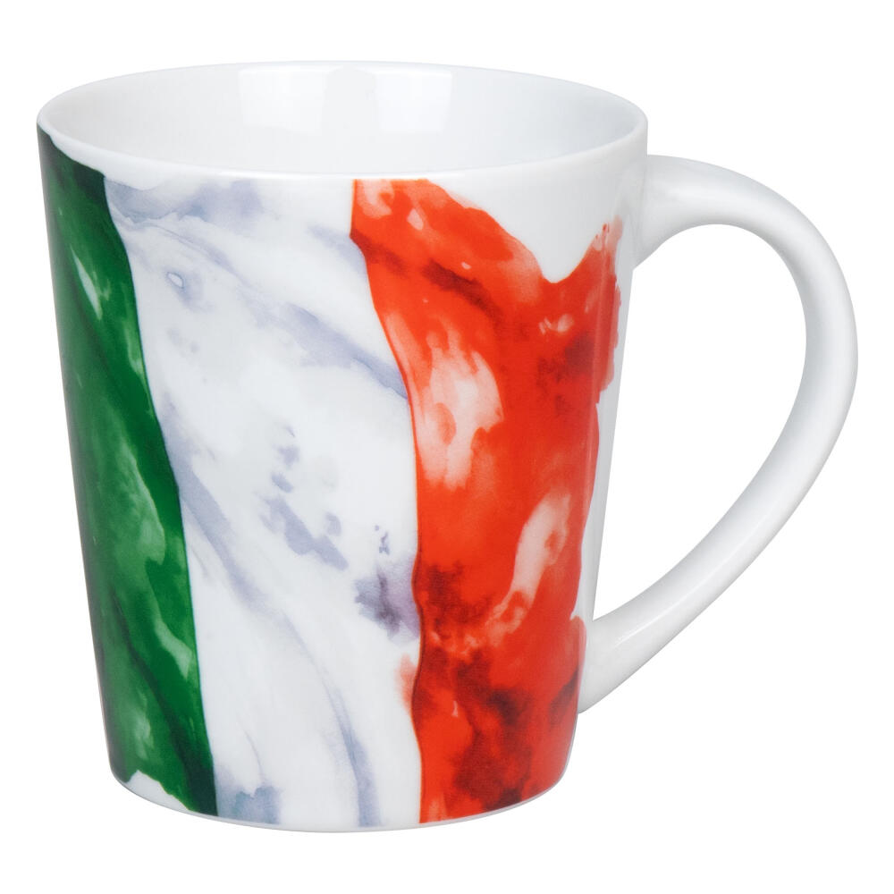 Könitz Mug Flag Italy, Cup, Coffee Cup, Porcelain, Colorful, 380 ml, 1111342861