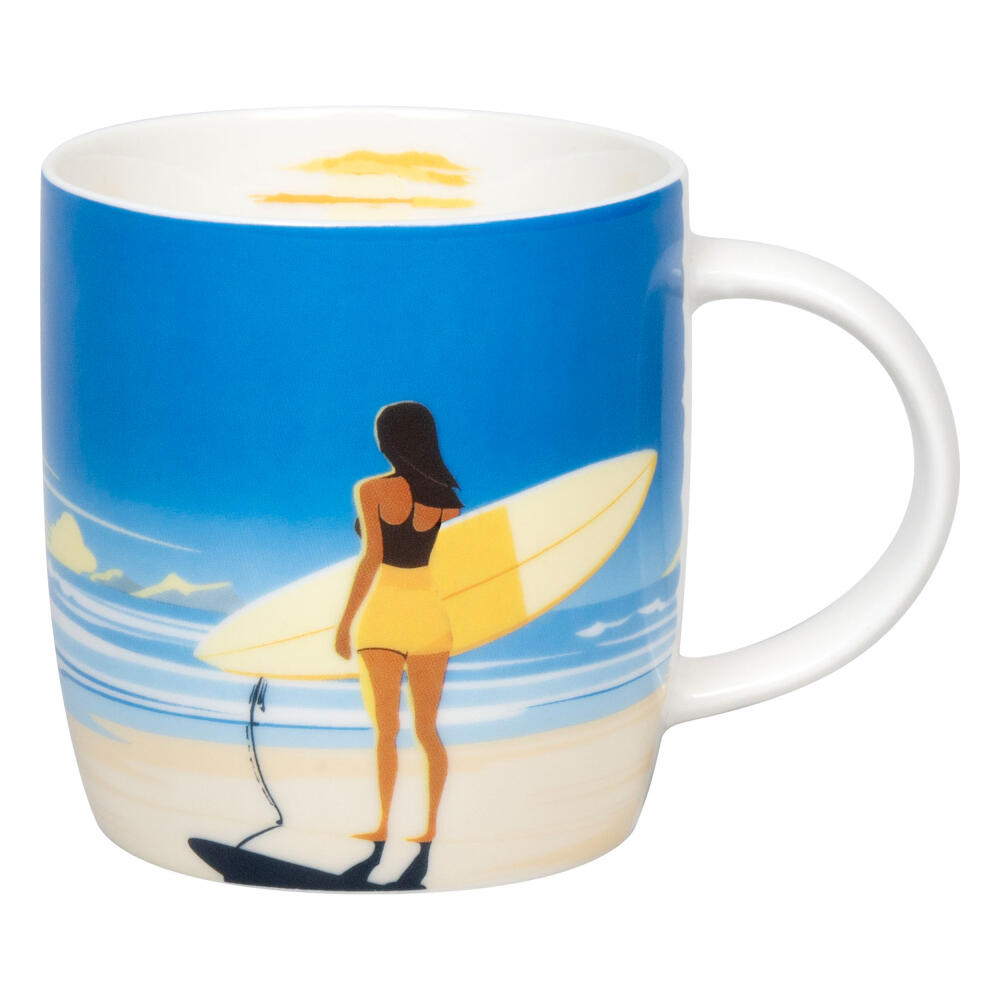 Könitz Mug Vacation Surfing, Cup, Coffee Cups, New Bone, Blue, 400 ml, 1172752873