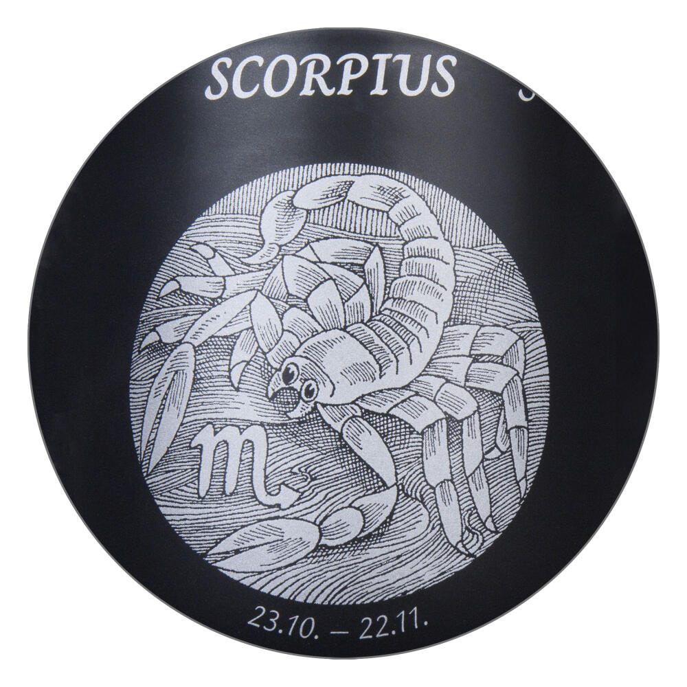 Könitz Mug Zodiac Sign Scorpio, Cup, Coffee Cups, New Bone, Black, 395 ml, 1172392880