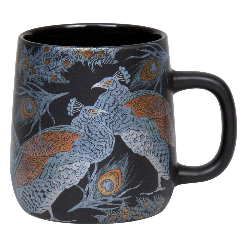 Könitz Becher Shiny Peacock, Tasse, Kaffeetassen, New Bone, Schwarz, 395 ml, 1172392620