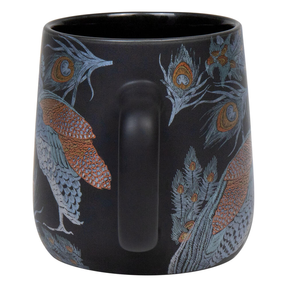 Könitz Becher Shiny Peacock, Tasse, Kaffeetassen, New Bone, Schwarz, 395 ml, 1172392620