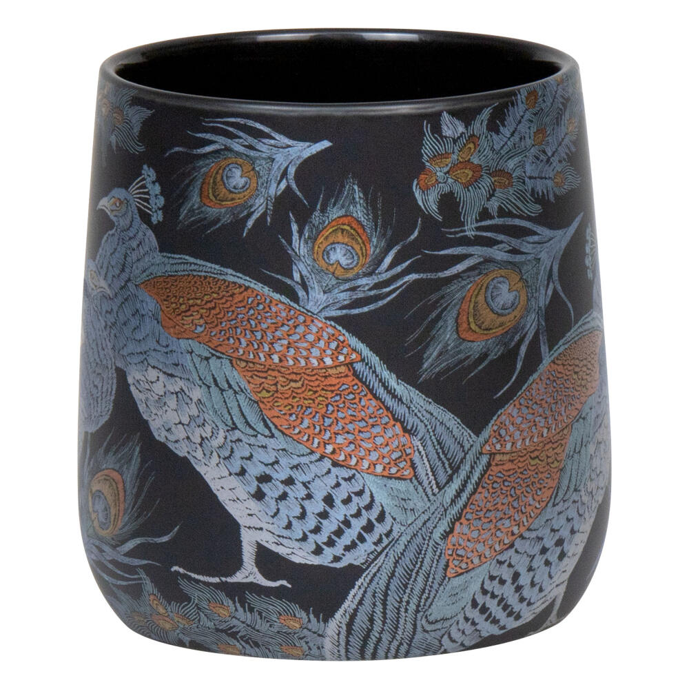 Könitz Becher Shiny Peacock, Tasse, Kaffeetassen, New Bone, Schwarz, 395 ml, 1172392620