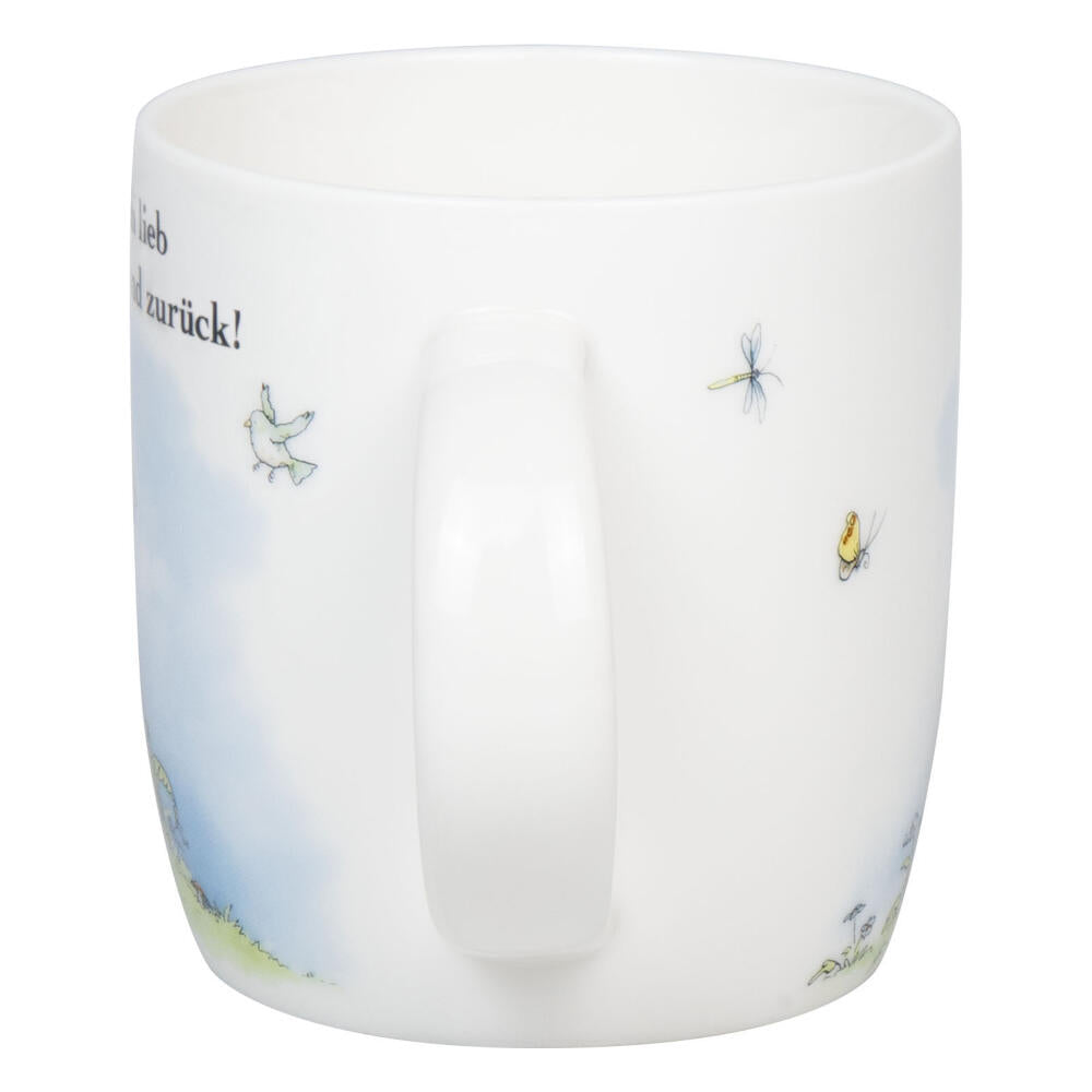 Könitz mug I love you to the moon, cup, coffee cups, New Bone, light blue, 400 ml, 1172752895