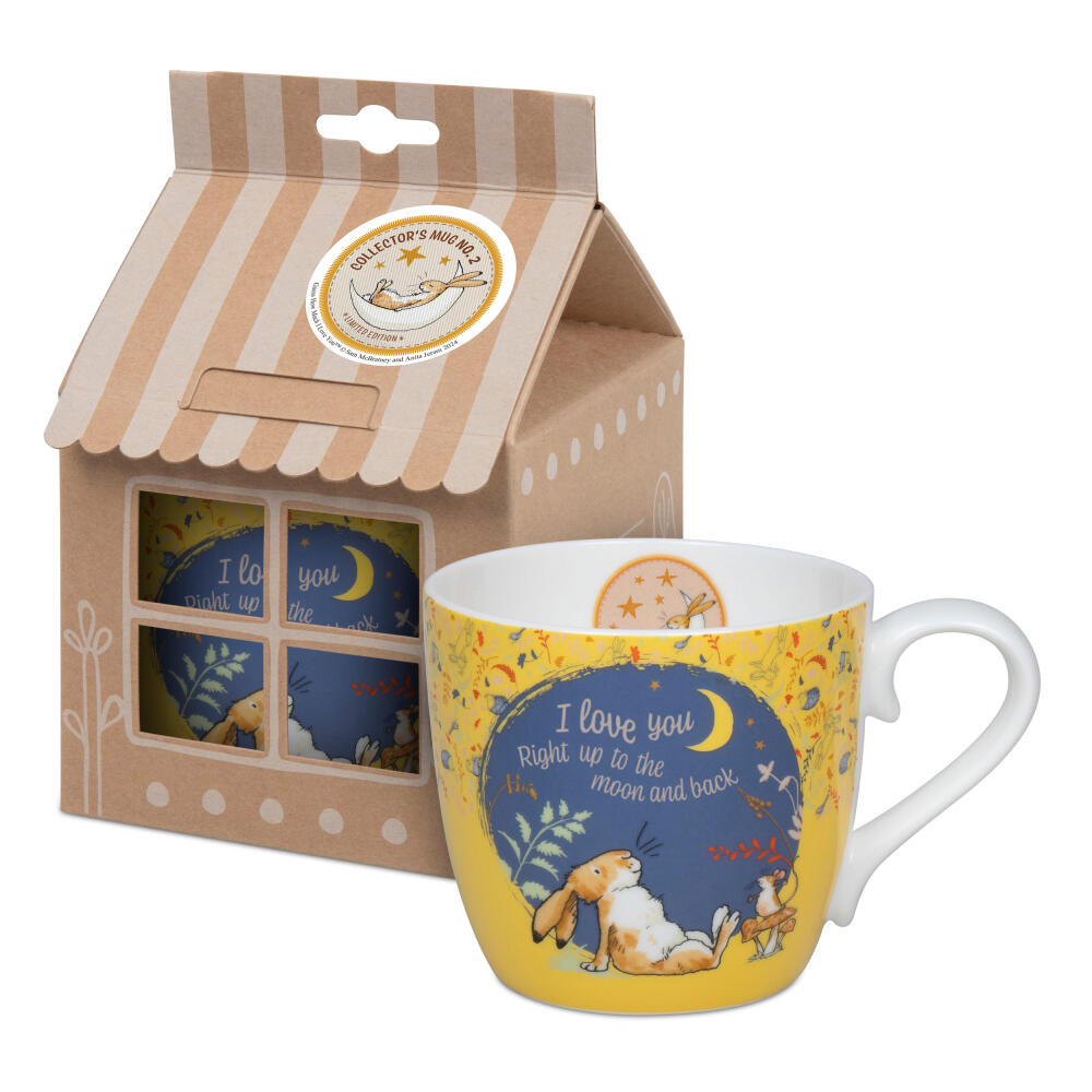 Könitz collector's cup no. 2 I love you, cup, coffee cups, bone china, yellow, 425 ml, 1150572856