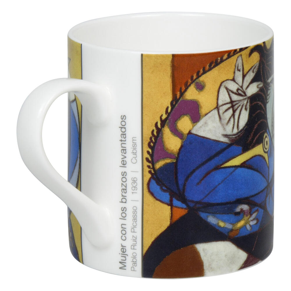 Könitz Mug Mujer con los brazos, Cup, Coffee Cup, Bone China, Colorful, 400 ml, 1120042839