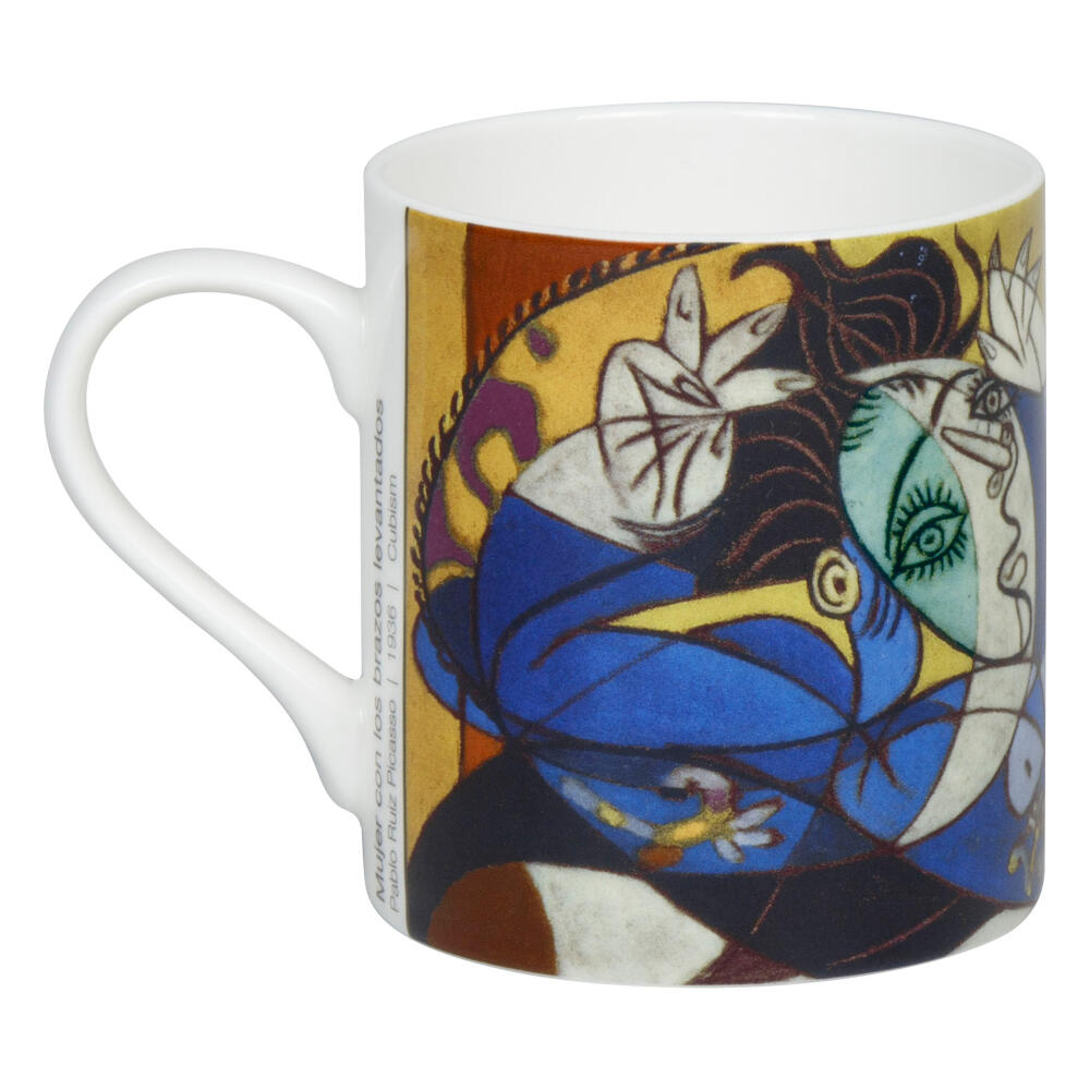 Könitz Mug Mujer con los brazos, Cup, Coffee Cup, Bone China, Colorful, 400 ml, 1120042839