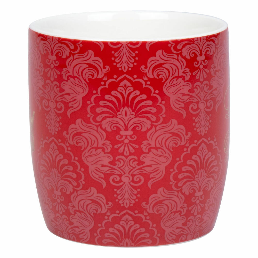 Könitz Becher Royal Family Queen of Hearts, New Bone China, Rot, 400 ml, 11 7 275 2952