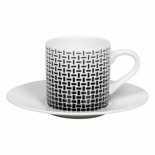 Könitz Espressotasse Graphic 413 - Marcello Morandini, Bone China, Schwarz, 95 ml, 11 5 304 2908
