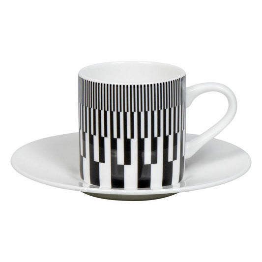 Könitz Espressotasse Graphic 570C - Marcello Morandini, Bone China, Schwarz, 95 ml, 11 5 304 2909