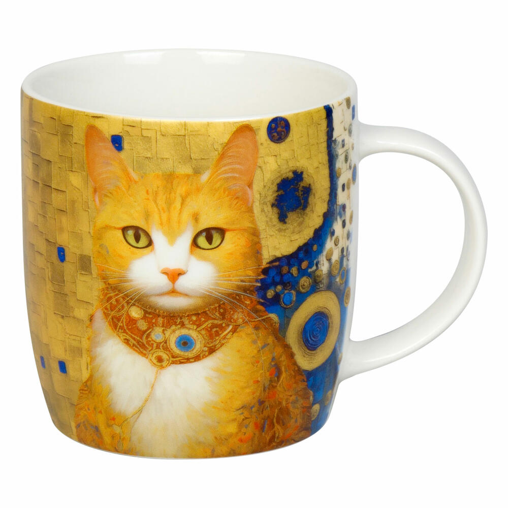 Könitz Becher Arty Animals - Klimts Cat, New Bone China, Bunt, 400 ml, 11 7 275 2916