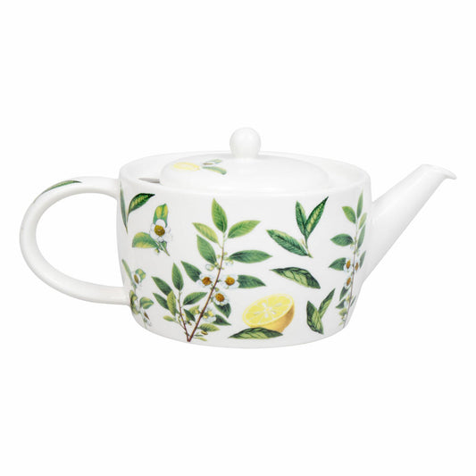 Könitz Teekanne mit Sieb My favourite Tea - Tea Time, in Geschenkbox, New Bone China, Grün, 1400 ml, 11 5 263 2968