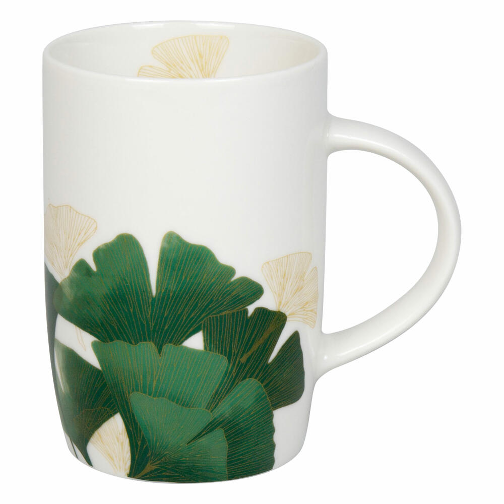 Könitz Henkelbecher Ginkgo, Tasse, New Bone China, Grün, 600 ml, 11 7 269 2814