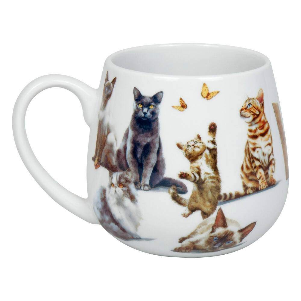 Könitz Kuschelbecher Samtpfoten, Tasse, Porzellan, Braun, 400 ml, 11 1 143 2933