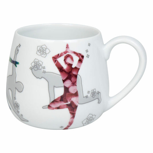 Könitz Kuschelbecher Yoga in Nature, Porzellan, Lila, 400 ml, 11 1 143 2934