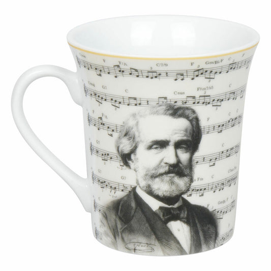 Könitz Becher Komponisten Verdi, Musik, Porzellan, Bunt, 410 ml, 11 1 100 2939