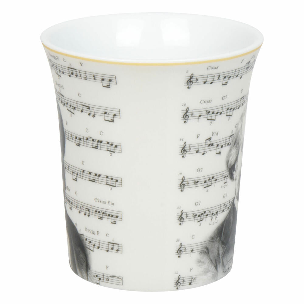 Könitz Becher Komponisten Verdi, Musik, Porzellan, Bunt, 410 ml, 11 1 100 2939