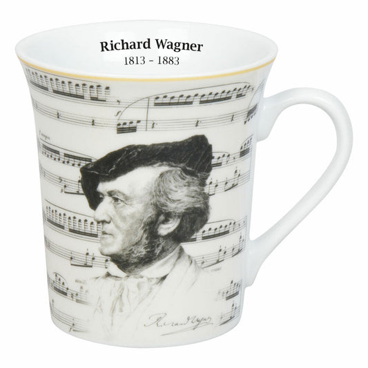 Könitz Becher Komponisten Wagner, Musik, Porzellan, Bunt, 410 ml, 11 1 100 2941