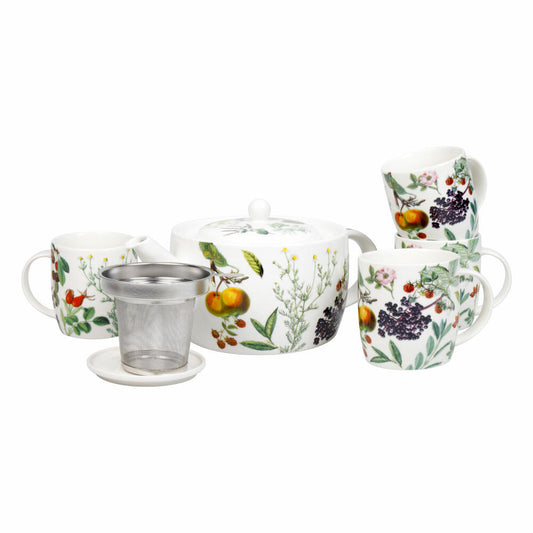 Könitz Tee-Set 6-tlg. My favourite Tea - Fruits & Herbs, New Bone China, Bunt, 1400 ml, 11 5 000 2969