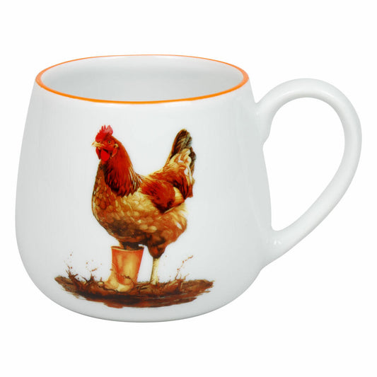 Könitz Kuschelbecher Tapsige Henne, Porzellan, Braun, 400 ml, 11 1 143 2962