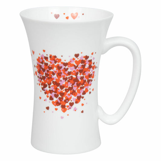 Könitz Mega Mug Love Explodes, XXL-Tasse, Bone China, Rot, 610 ml, 11 2 016 2833