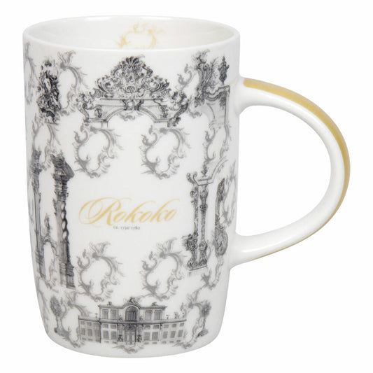 Könitz Becher Architektur - Rokoko, New Bone China, Grau, 600 ml, 11 7 269 2945