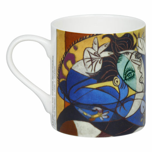 Könitz Becher Mujer con los brazos levantados - Picasso, in Geschenkbox, Bone China, Bunt, 400 ml, 11 5 004 2839