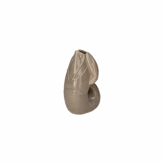 Gift Company Vase Madame Crevette XS, Dekovase in Hummer-Form, Steingut, Sandstone, H 14 cm, 1214502029