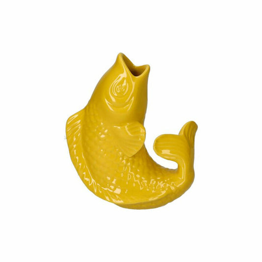 Gift Company Vase Mamsell Koi XS, Dekovase in Fisch-Form, Steingut, Tuscan Sun, H 15.5 cm, 1214302010