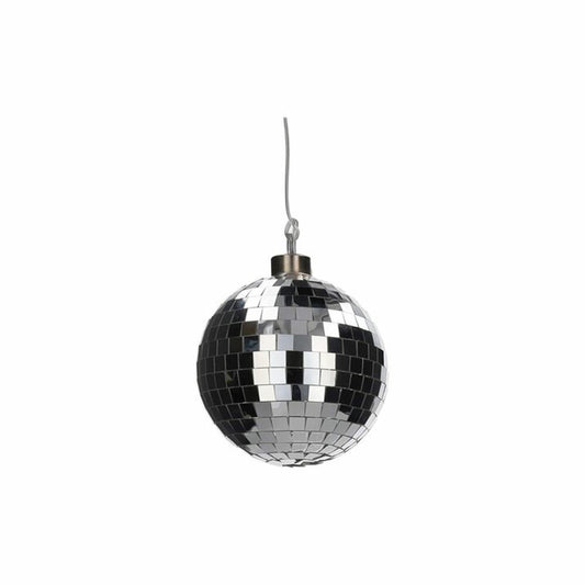 Gift Company LED-Kugel Disco, Discokugel, Weihnachtskugel, Dekokugel, Glas / Polyester, Silber, Ø 10 cm, 1217904022