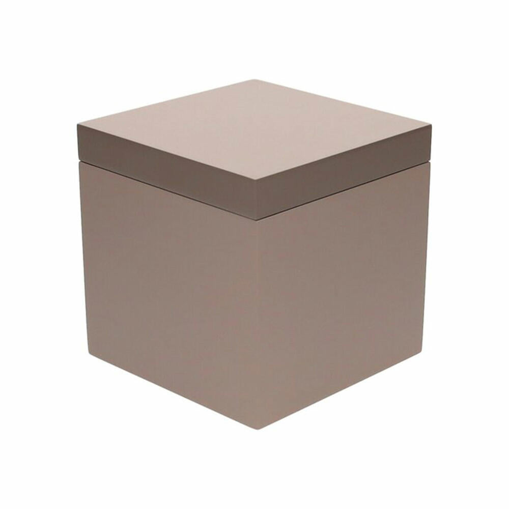 Gift Company Box Neo S, Aufbewahrungsbox, MDF, Sandstone / Grau, 13 x 13 cm, 1218003029