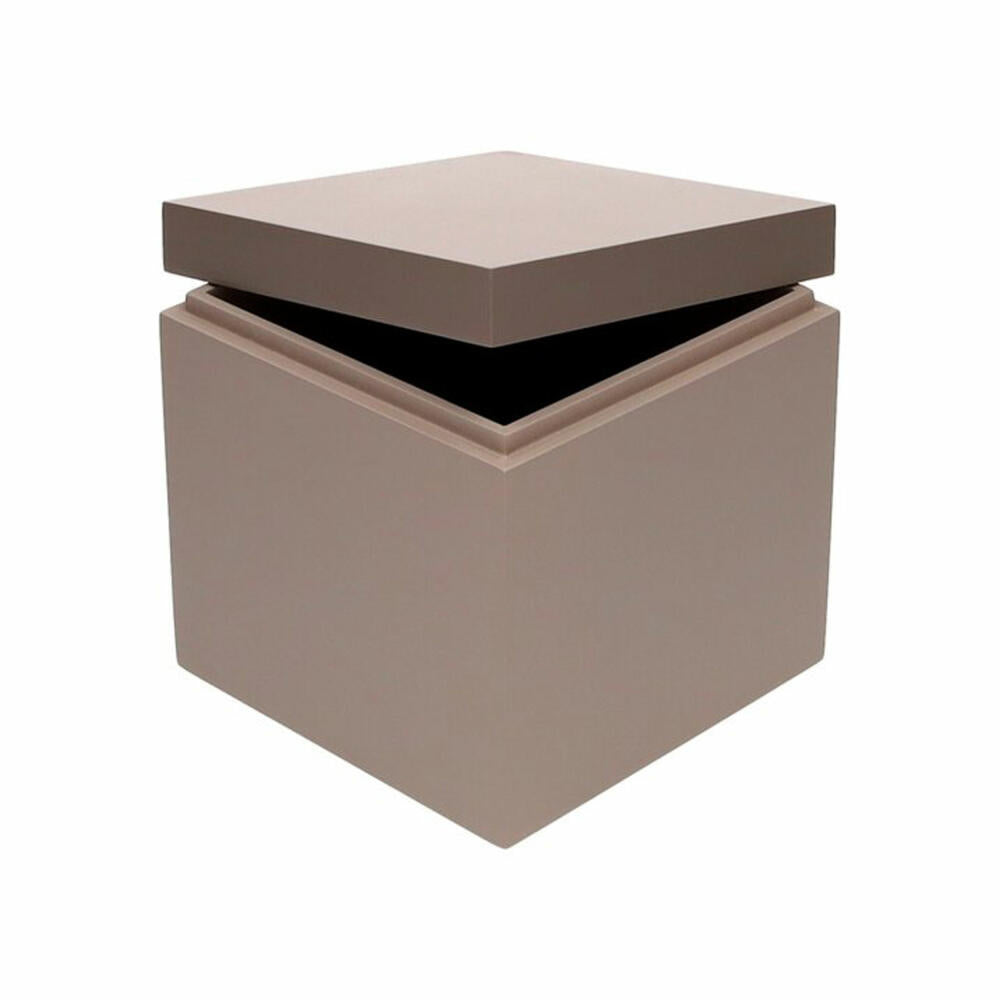 Gift Company Box Neo S, Aufbewahrungsbox, MDF, Sandstone / Grau, 13 x 13 cm, 1218003029
