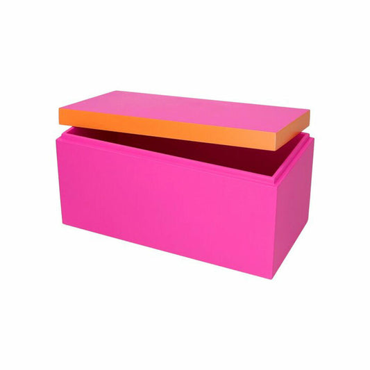 Gift Company Box Neo M, Aufbewahrungsbox, MDF, Neon Pink / Neon Orange, 26 x 13 cm, 1218004082