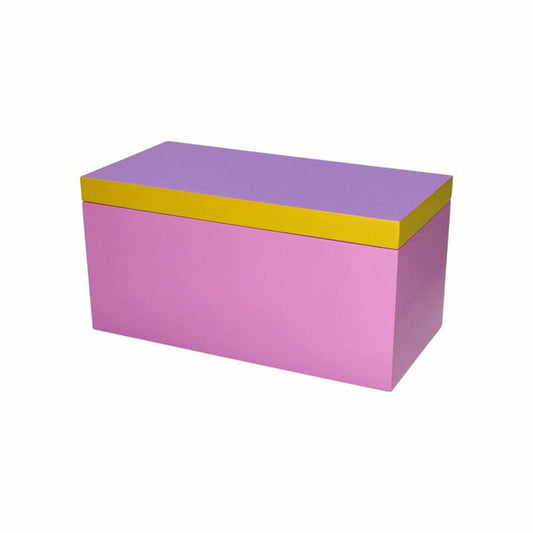 Gift Company Box Neo M, Aufbewahrungsbox, MDF, Lila / Gelb / Rosa, 26 x 13 cm, 1218004014